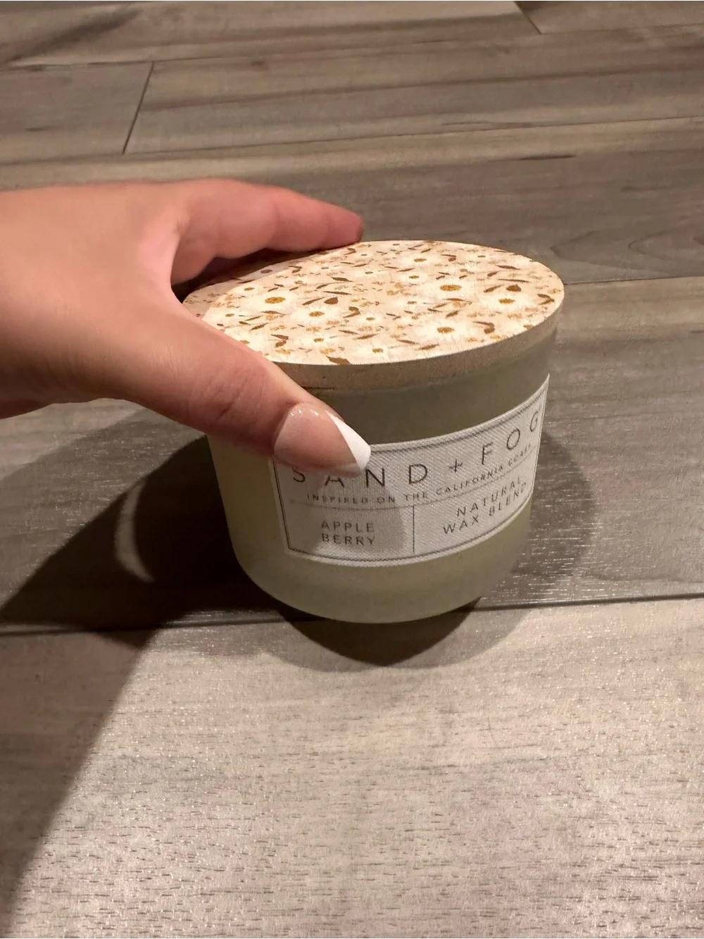 White Scented Two-Wick Candle — Neutral White